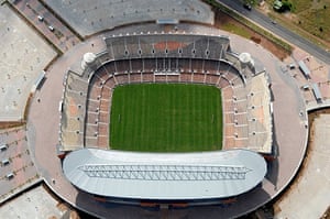 World Cup stadia: Aerial view taken on February 15, 2010 s