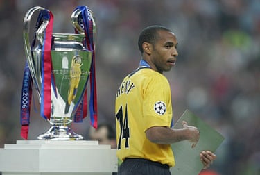Football: How Barcelona beat Arsenal in the 2006 Champions League final | Champions League | The Guardian
