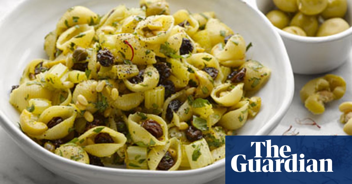Yotam Ottolenghi's conchiglie with saffron, capers and