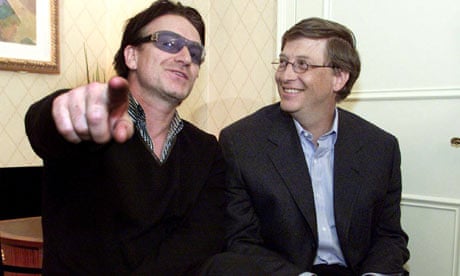 Bono and Bill Gates