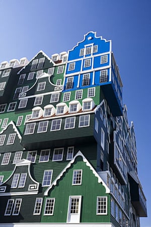 Funny buildings: Inntel Hotels Amsterdam Zaandam, Netherlands by WAM