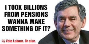 Brown: Gordon Brown campaign posters