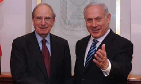 George Mitchell and Binyamin Netanyahu
