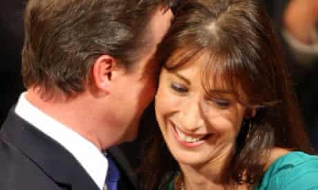 David Cameron with Samantha