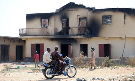 Nigeria burnt homes