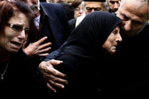 24 hours in pictures: funeral in cyrpus