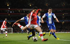Arsenal v Porto: Nasri makes it 3-0