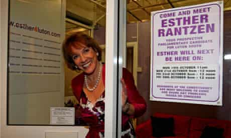 Esther Rantzen, who is standing as an independent for Luton South.