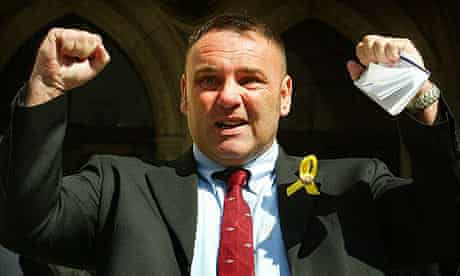 Shaun Rusling after a high court victory in 2003