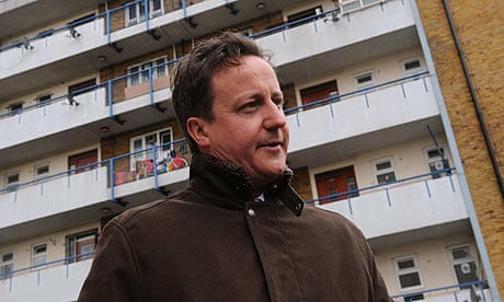 David Cameron visits east London