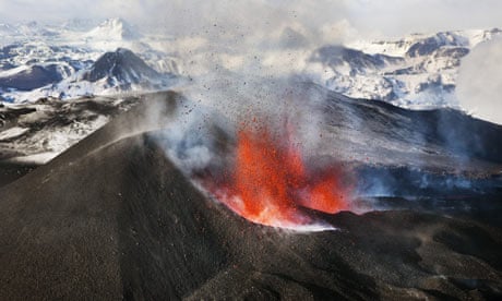 Volcano Erupts In Iceland