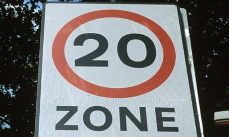 Twenty mile an hour (20mph) speed limit