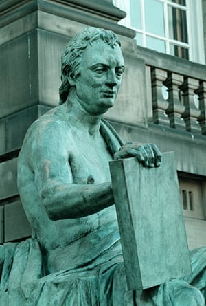Literary Edinburgh: Sir David Hume, High St Edinburgh