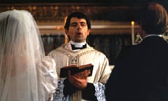 Rowan Atkinson in Four Weddings and a Funeral