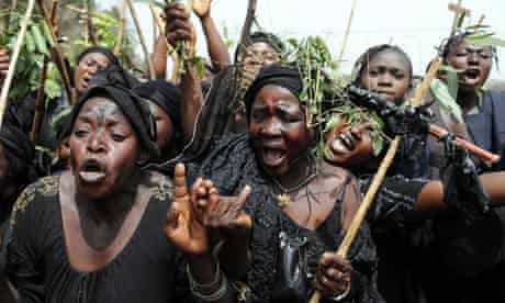 nigerian-women protest-jos