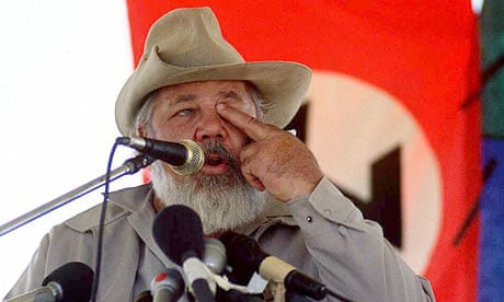 GW458, South Africa, Vereening, 1991: AWB leader Eugene Terrblanche at  Kruger's Day celebrations. White rights, supremacy, racial violence,  racism, AWB - Afrikaner Weerstandsbeweging. Photograph: Graeme  Williams/South Photographs
