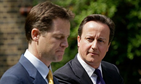 David Cameron & Nick Clegg Hold Their First Joint News Conference