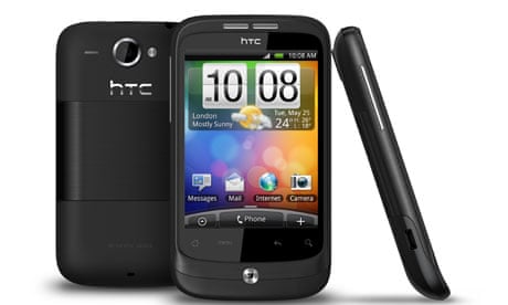 HTC Wildfire smartphone