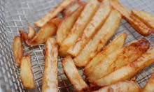 Chips fried in dripping
