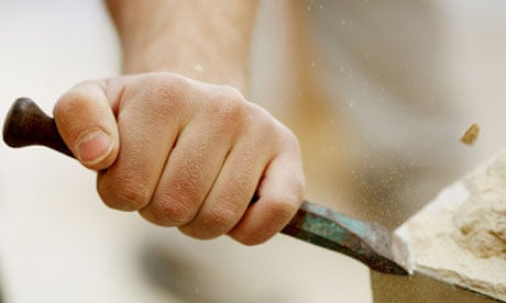 Stone cutting: Oliver Burkeman