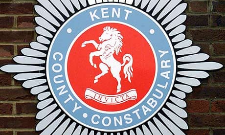 A Kent police badge