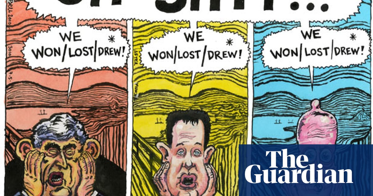 Steve Bell On The Results Of The General Election Cartoon Opinion The Guardian