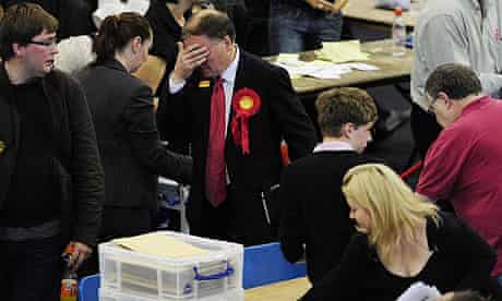 Labour MP Clive Betts at the Sheffield vote count