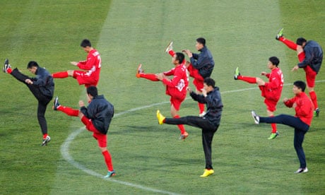North Korea's footballers