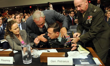 General David Petraeus collapses