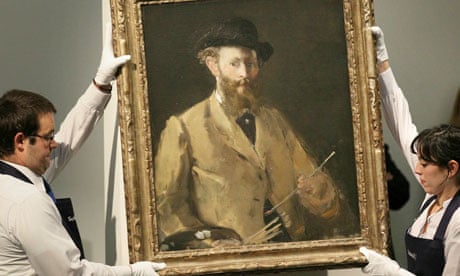 Manet self-portrait fetches record £22m at Sotheby's auction ...