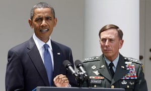 Barak Obama and General Petraeus