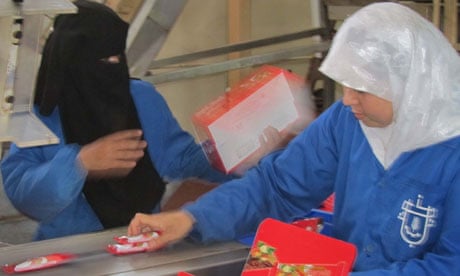 Alawda, factory making biscuits and wafers in Gaza