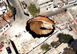 Sinkholes Around The World In Pictures World News The