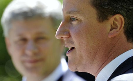 David Cameron and Stephen Harper