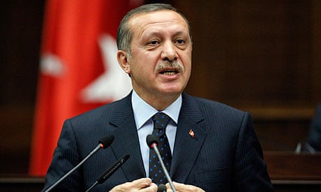 Turkey's prime minister, Recep Tayyip Erdogan