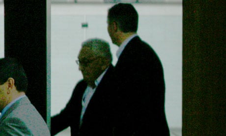 Dr Henry Kissinger at Bilderberg 2010.