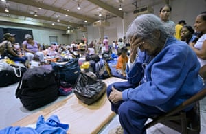 Hurricane Alex: An elderly woman cries at a shelter in Matamoros, Tamaulipas state, Mexico