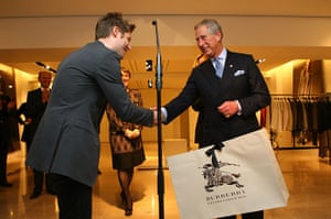 Burberry: The Prince Of Wales Visits Burberry International Headquarters