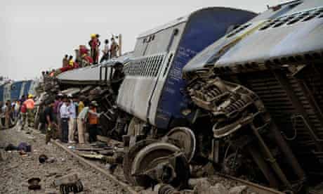 Train crash near Sardiha, West Bengal state