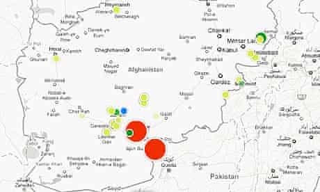 Afghanistan war logs: IED interactive