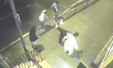 CCTV image of the attack on Ekram Haque