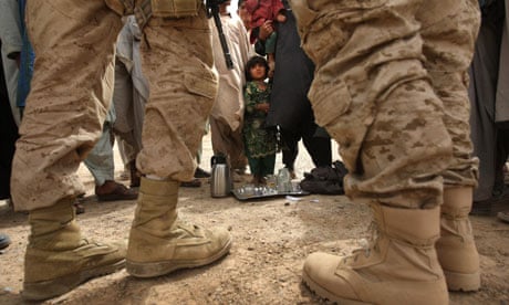 US marines in Afghanistan