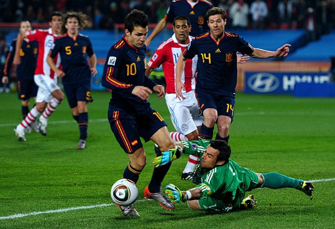 World Cup 2010: Argentina v Germany and Paraguay v Spain, Football
