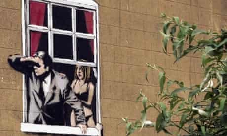 New work by graffiti artist Banksy