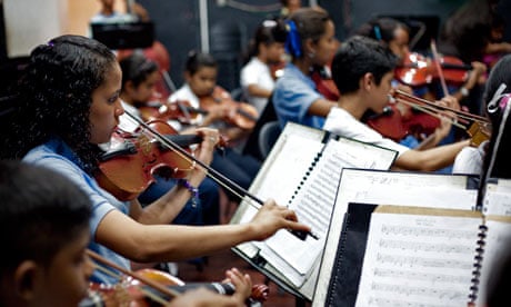 El Sistema students play in Caracas, Venezuela