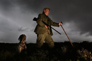 Grouse shooting : A Gamekeeper Makes His Final Preparations Ahead Of The Glorious Twelth