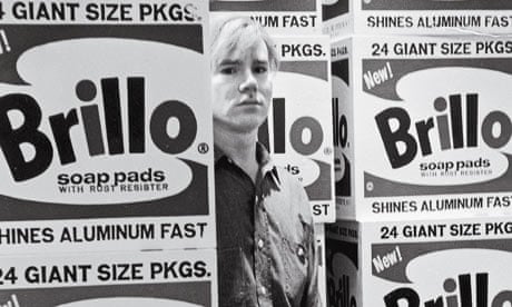 Figure. Warhol in New York's Stable gallery, 1964, amid the Brillo box sculptures at the centre of the scandal. Photograph: Getty Images