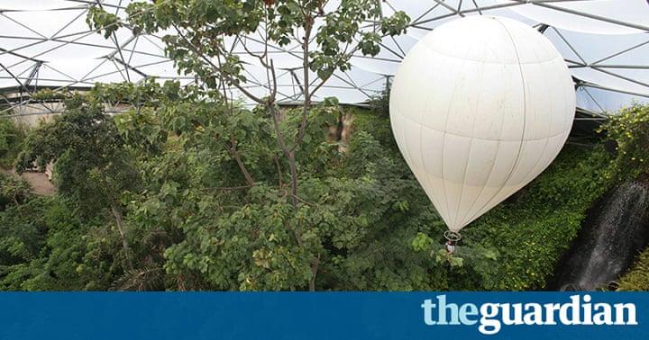 Gardening by balloon at the Eden Project | Environment | The Guardian