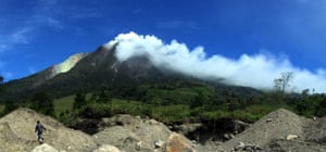 Sinabung volcano: Mount Sinabung spews volcanic smoke in Karo, North Sumatra