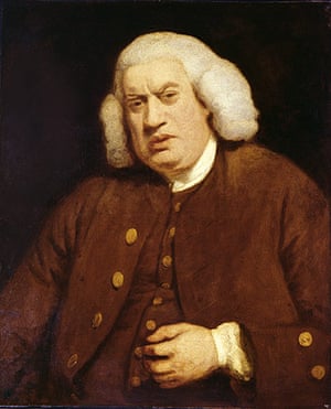 Literary last words: Portrait of Dr Samuel Johnson after Joshua Reynolds
